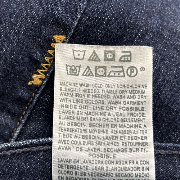 Levi’s 515 Bootcut Jeans Womens 12L Mid Rise Blue Stretch Denim Western Pockets - Picture 12 of 14